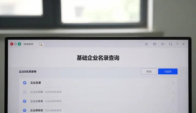 基础企业名录查询在区域化管理中的实践路径